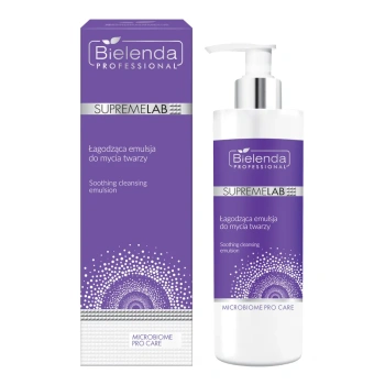 BIELENDA PROFESSIONAL Supremelab Microbiome Pro Care Łagodząca emulsja do mycia twarzy 175 g